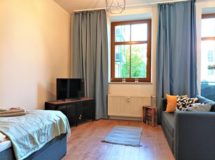 Modernes Apartment Mit Balkon Magdeburg Exterior foto